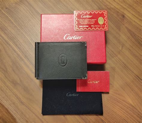 cartier watch money clip|cartier men's wallet.